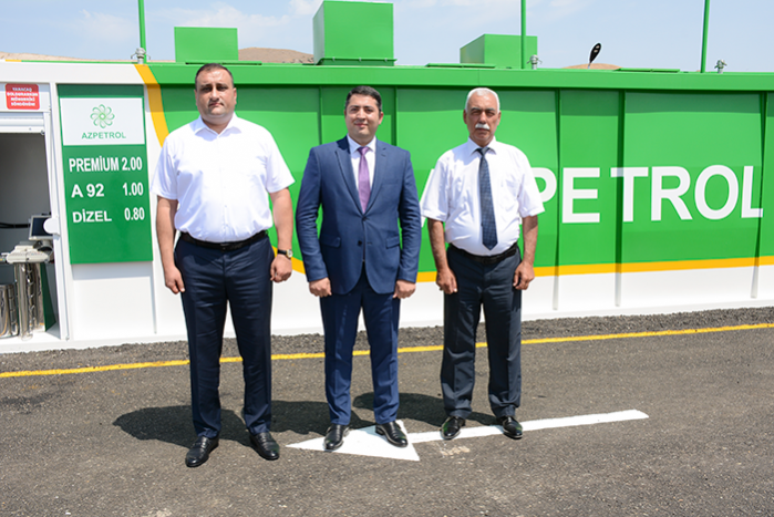 Компания «Азпетрол» ввела в эксплуатацию 94-ю автозаправочную станцию в селе Агалы Зангиланского района