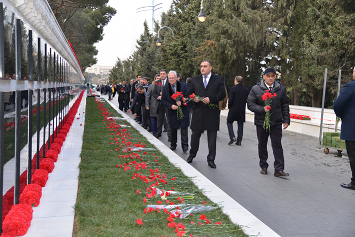Azpetrol company paid tribute to the victims of the January 20 tragedy